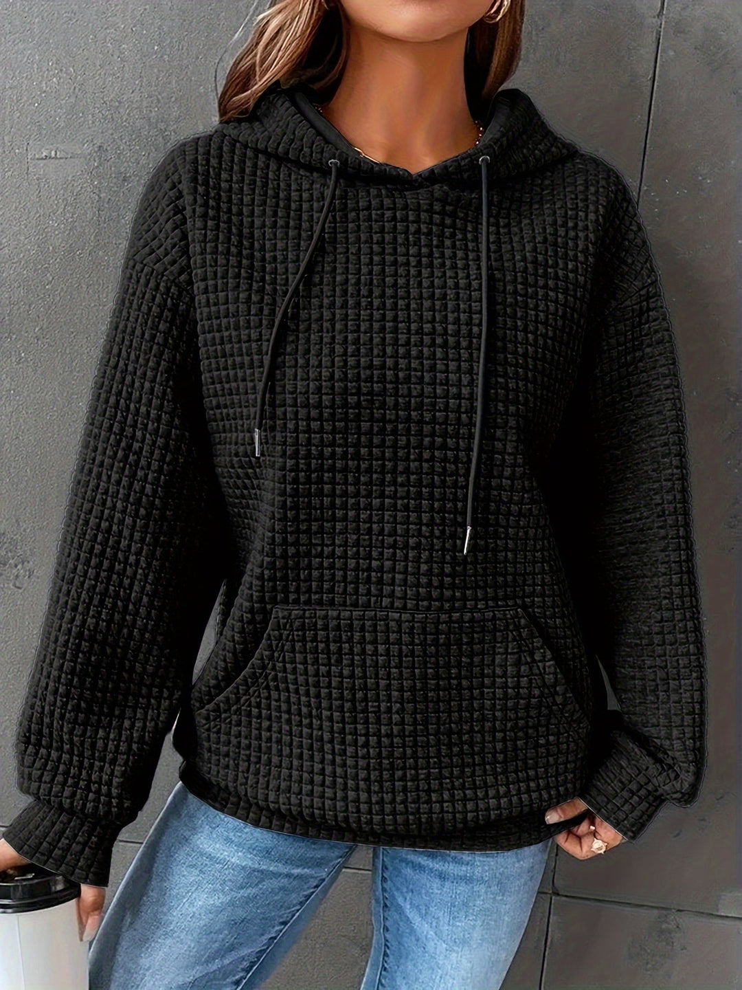 Serena | Mjuk Texturerad Hoodie