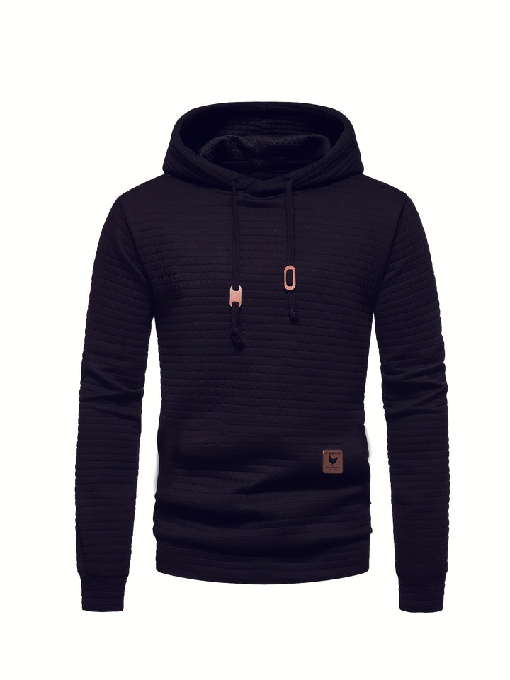 Harrison | Texturerad Pullover Hoodie