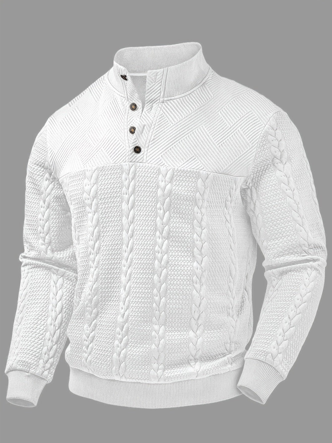 Sterling | Texturerad Ståkrage Pullover
