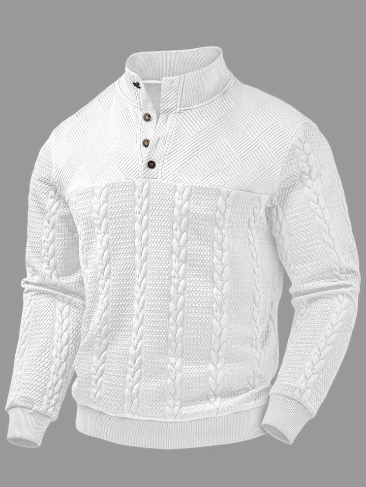 Sterling | Texturerad Ståkrage Pullover