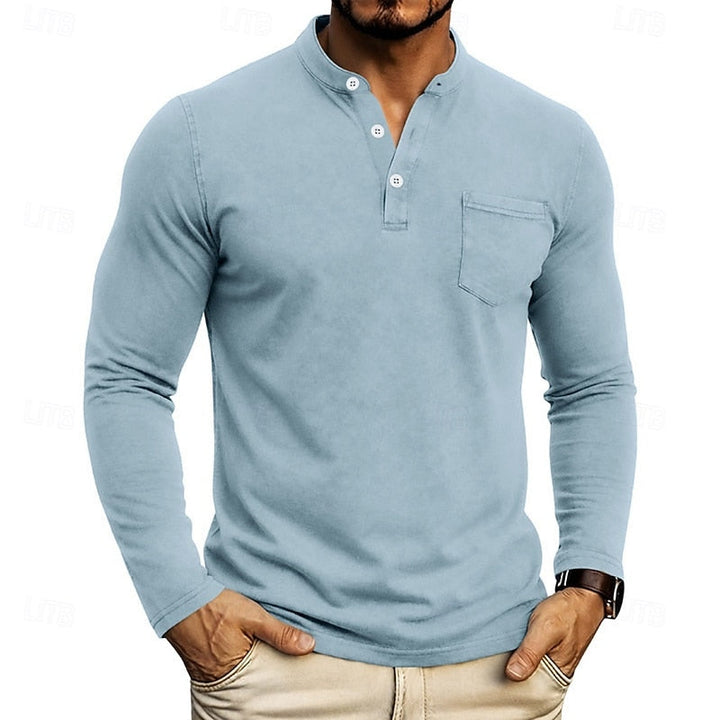 Weston | Klassisk Henley Långärmad Skjorta