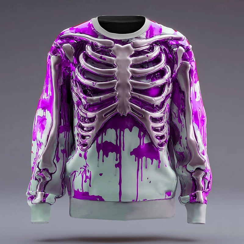 Rory | Halloween Skelett Crew Neck Sweatshirt