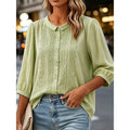 Paige | Broderad Peter Pan-krage Blus
