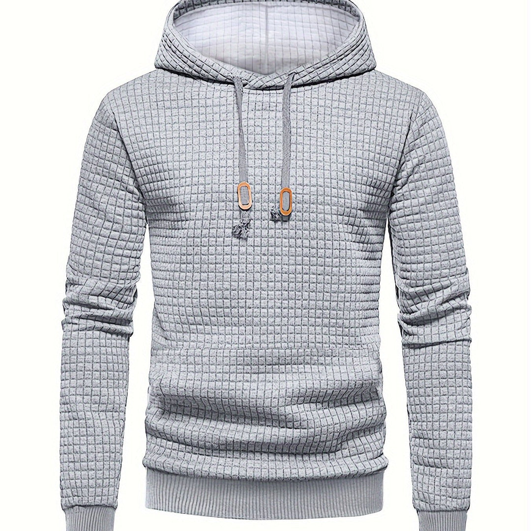 Garrison | Texturerad Huva Pullover Hoodie