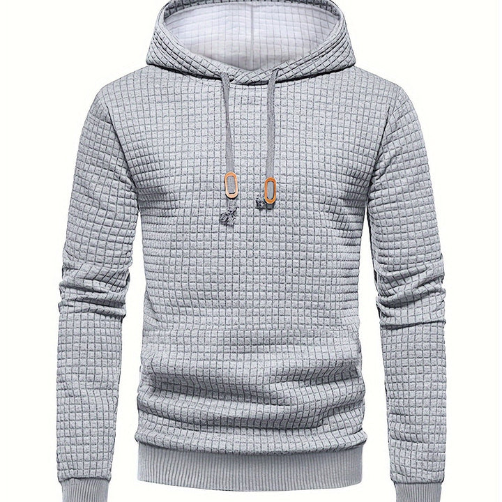 Garrison | Texturerad Huva Pullover Hoodie