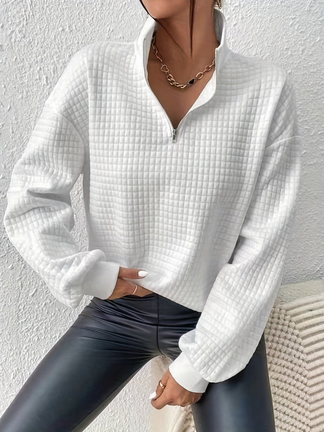 Susanna | Avslappnad Quarter-Zip Pullover