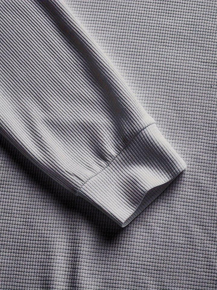 Aaron | Texturerad Elbow-Patch Pullover