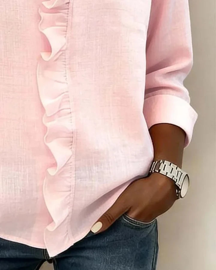 Chloe | Lätt V-ringad Blus
