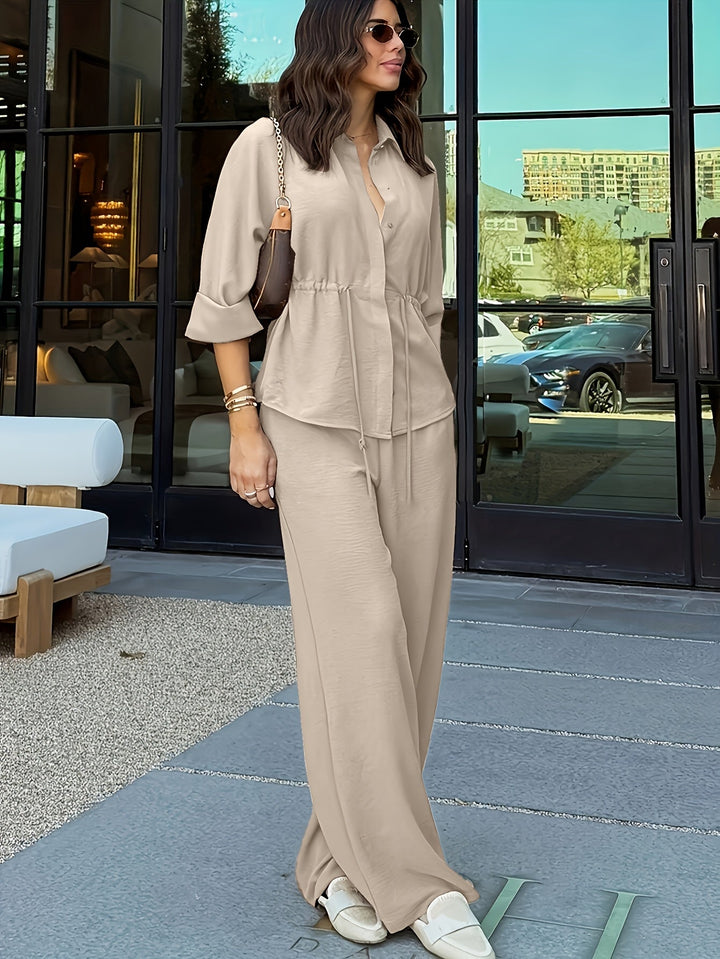Lorraine | Avslappnad Byxa Set