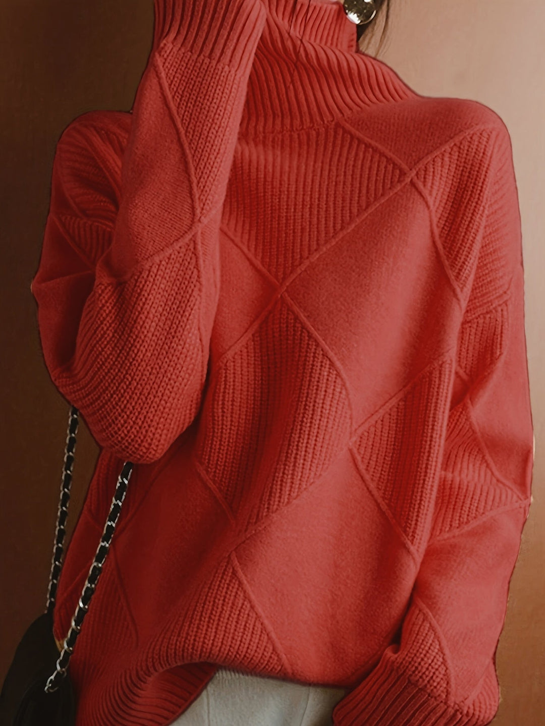 Maeve | Texturerad Polokrage Tröja