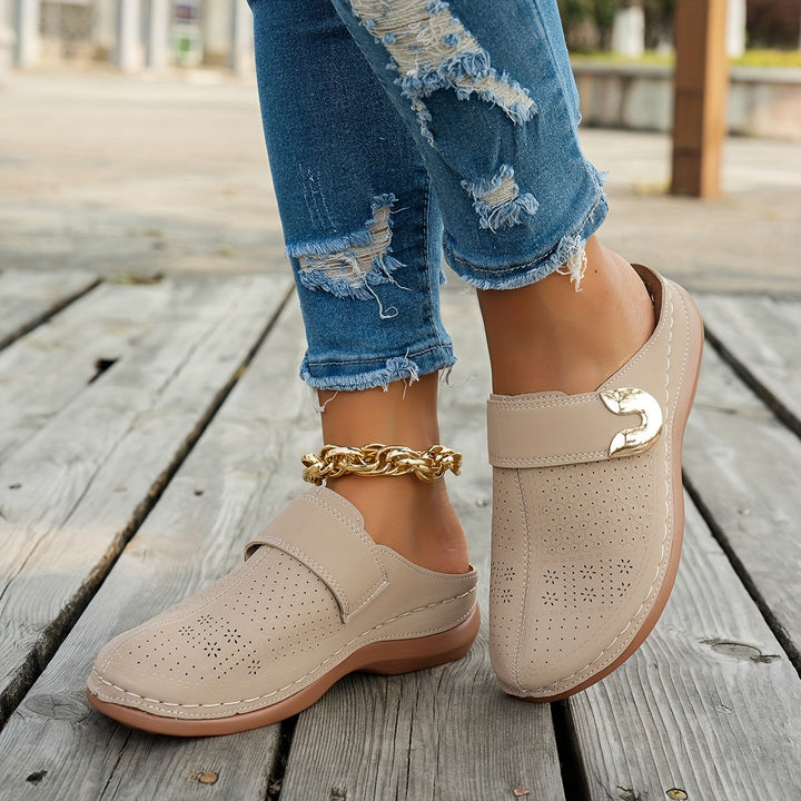 Bernadette | Dämpade Wedge Träskor