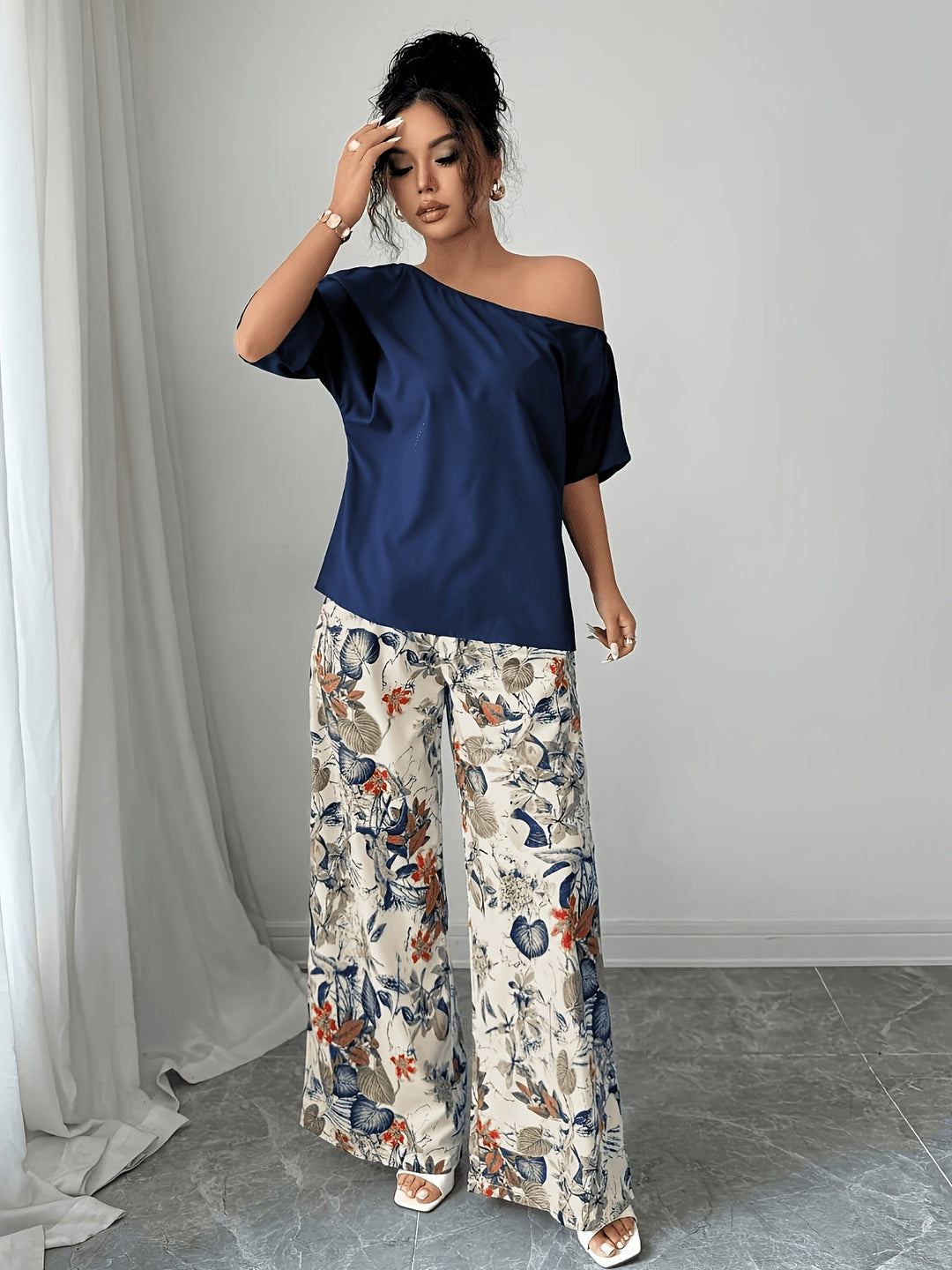 Estella | Off-Shoulder Tvådelat Set