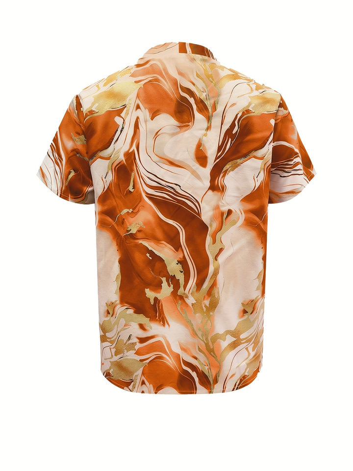 Joanna | Konstfull swirl-mönstrad blus