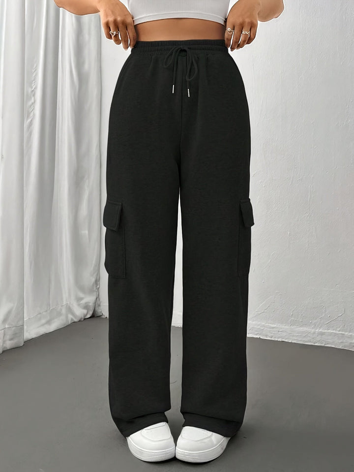 Ruth | Avslappnade Cargo Sweatpants