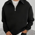 Nathaniel | Mysig Halv-Zip Sweatshirt