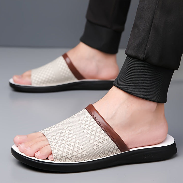 Elliot | Vävd Slide Sandaler
