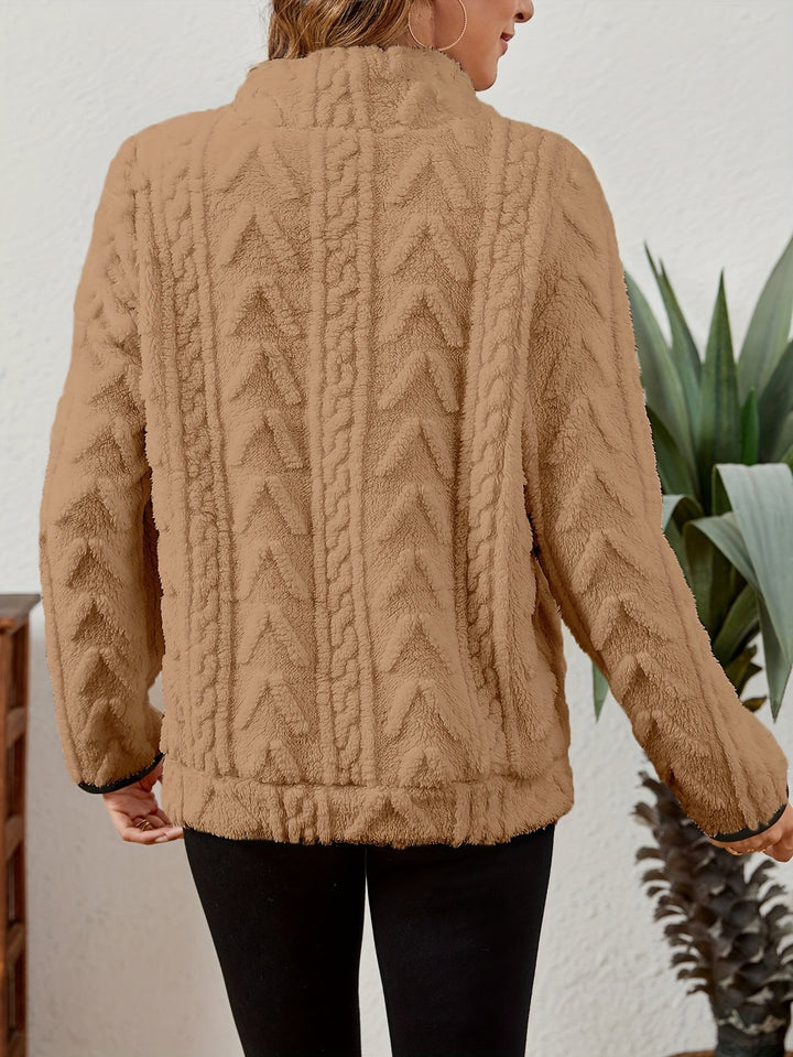 Delilah | Mysig Halv-Zip Tröja