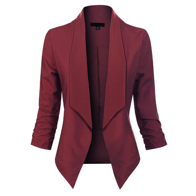 Penelope | Öppen Framskjutande Draperad Blazer