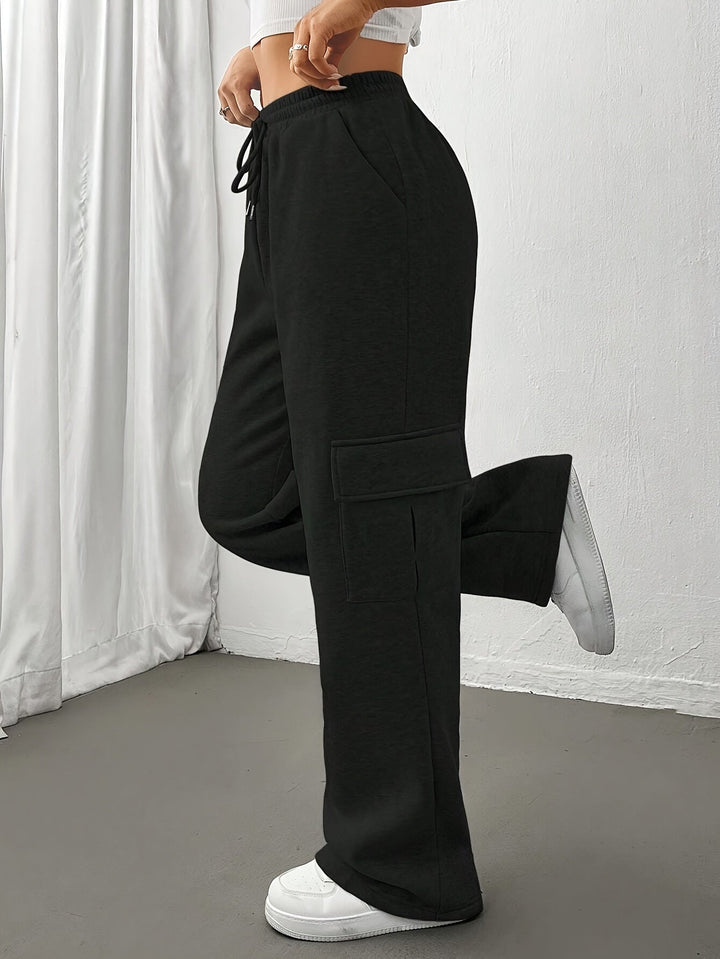 Ruth | Avslappnade Cargo Sweatpants