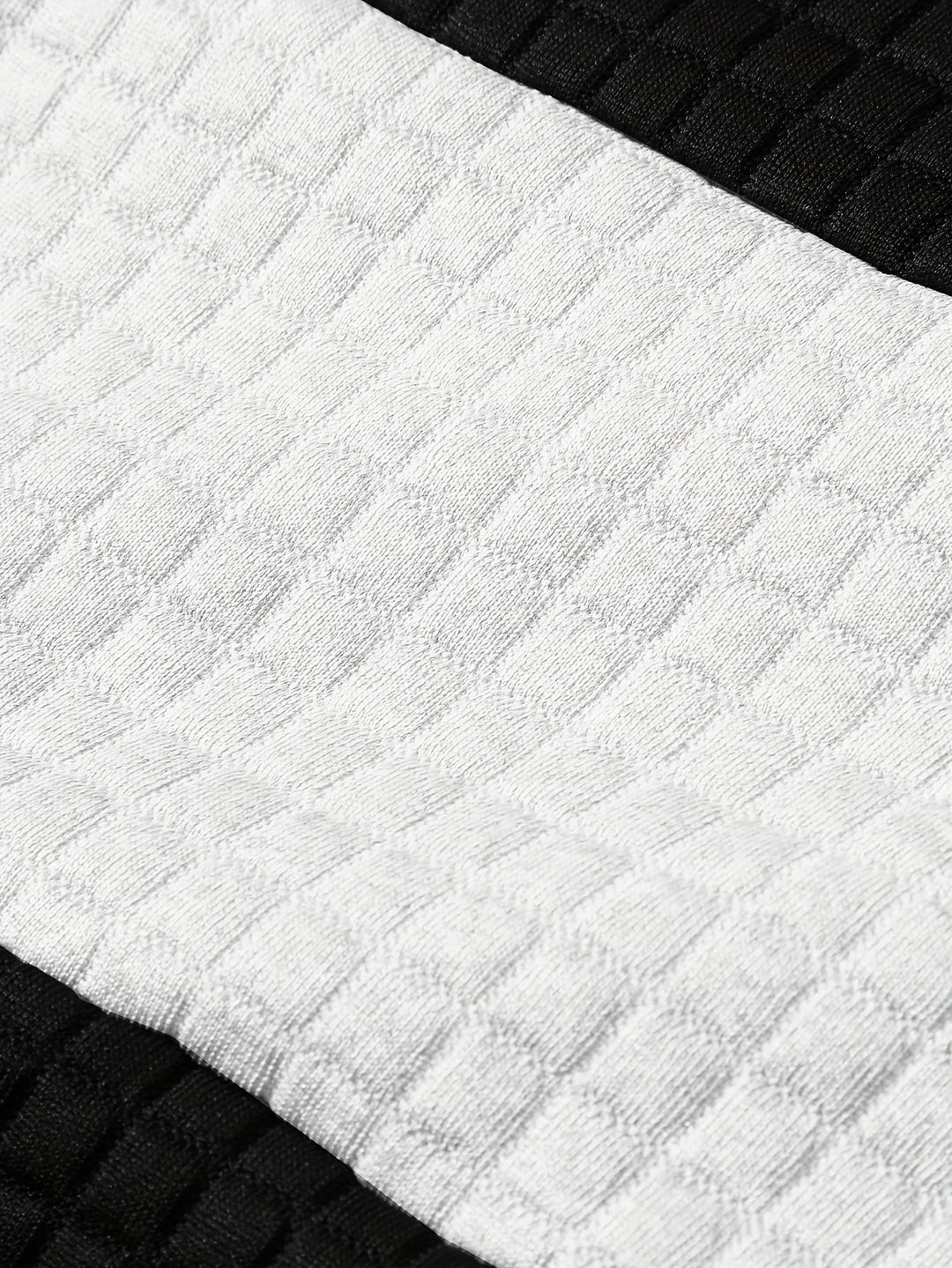 Hayes | Texturerad Färgblock Hoodie