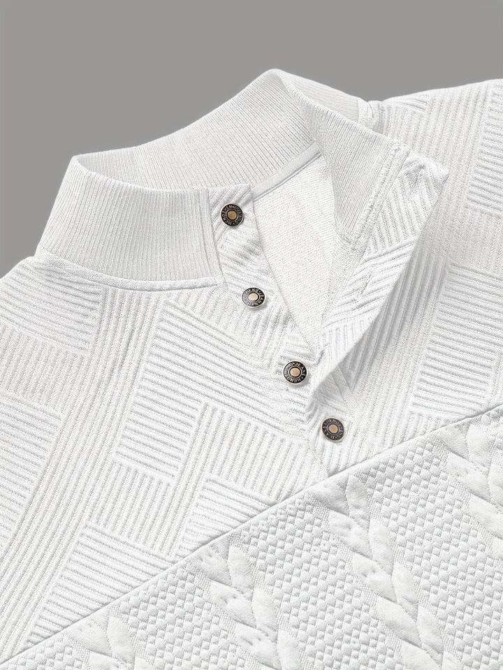 Sterling | Texturerad Ståkrage Pullover