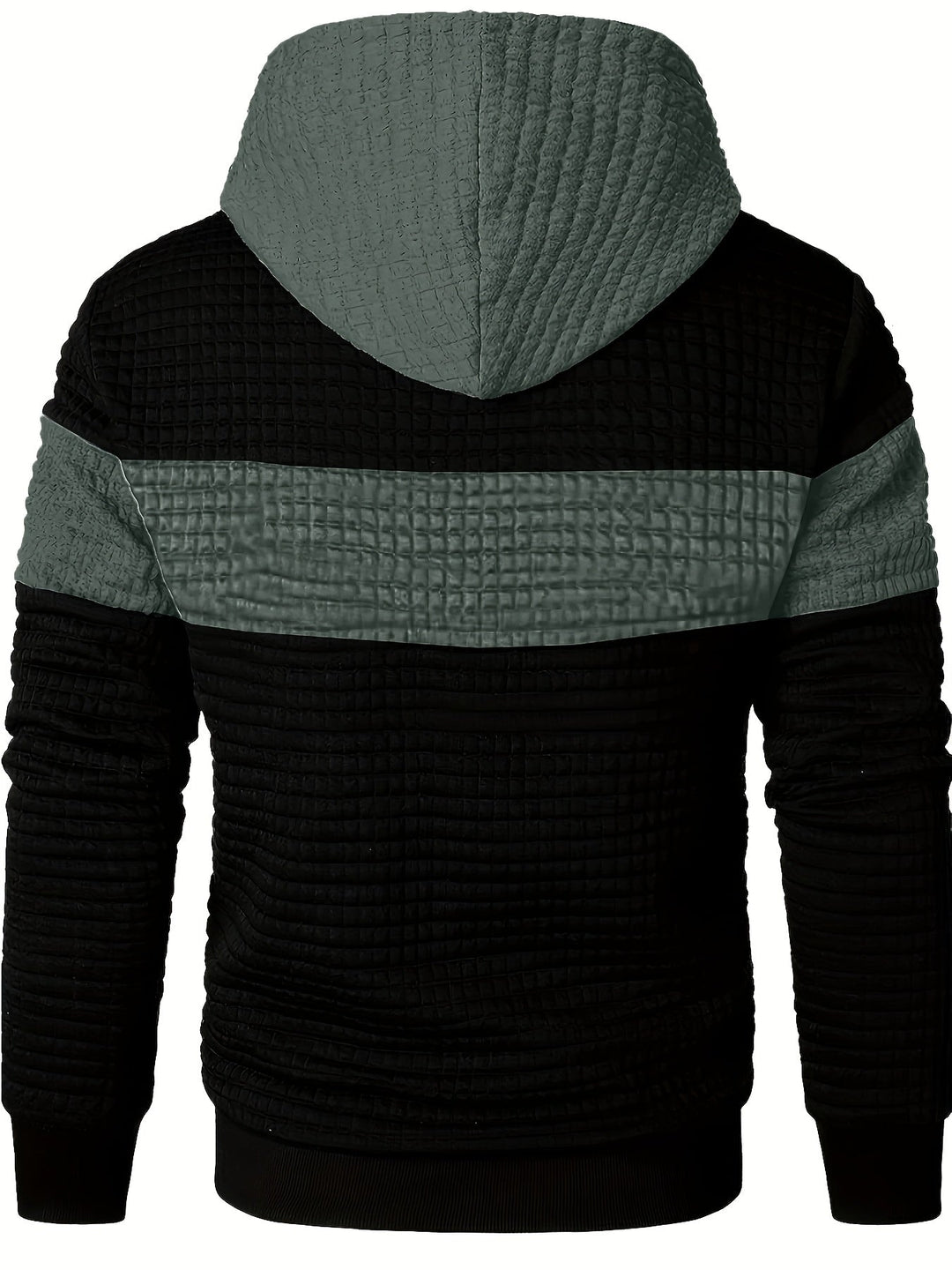 Hayes | Texturerad Färgblock Hoodie