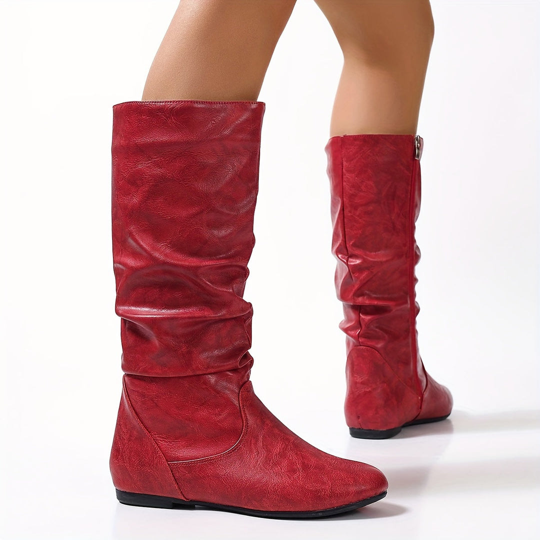 Maureen | Slouchade Mid-Calf Stövlar