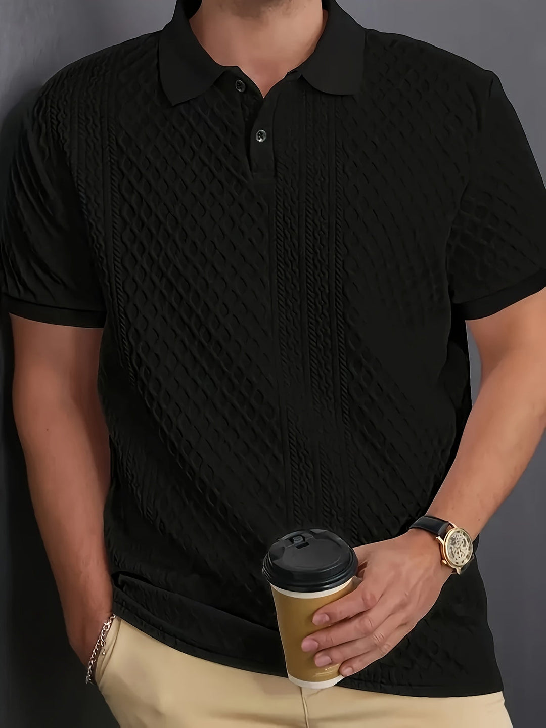 Nathaniel | Raffinerad Texturerad Polo
