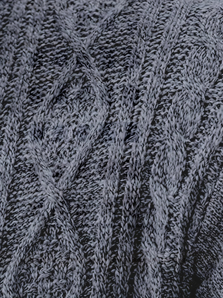 Walter | Texturerad Heldragkedja Cardigan
