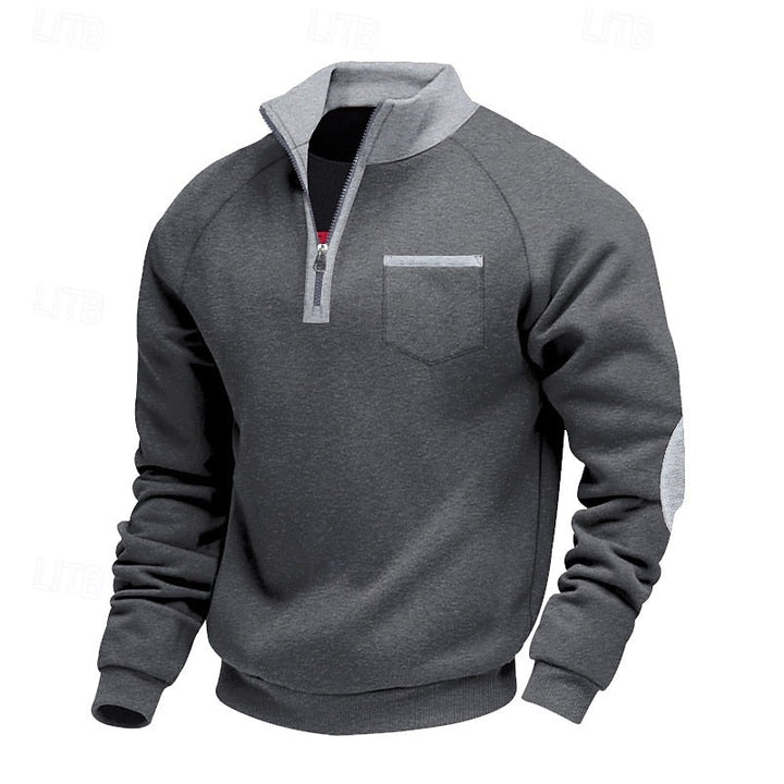 Keith | Quarter-Zip Färgblock Pullover