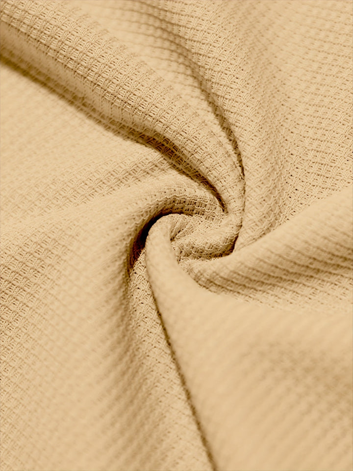 Carson | Texturerad långärmad Henley