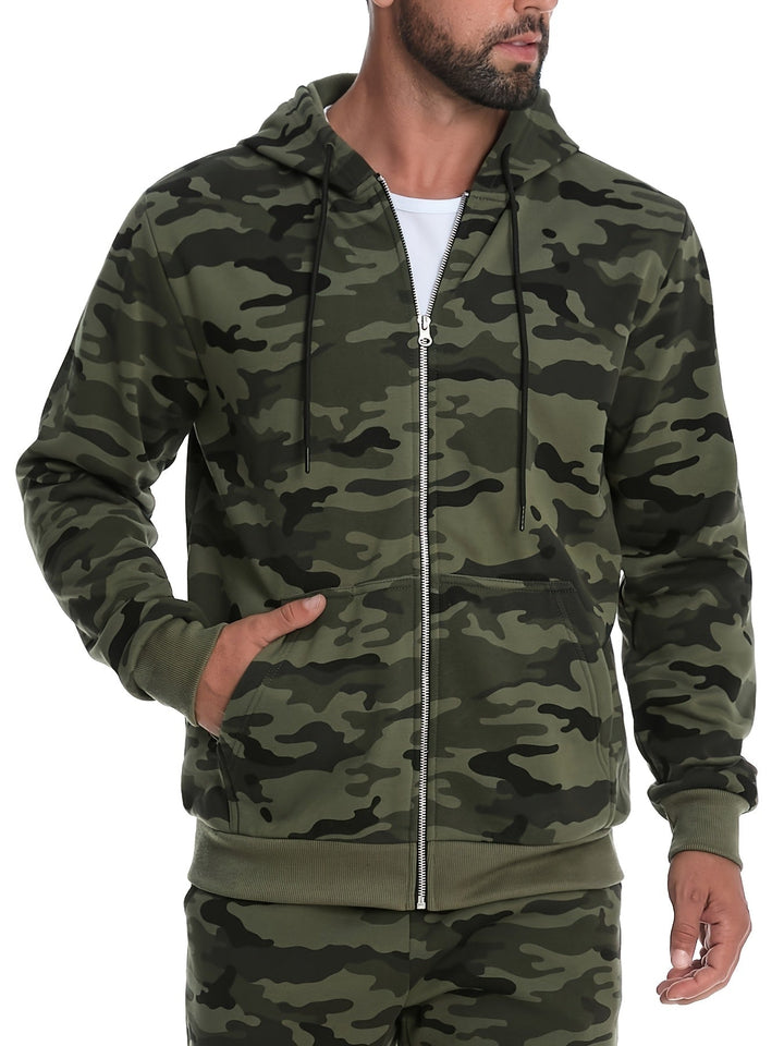Gavin | Full-Zip Huva Sweatshirt