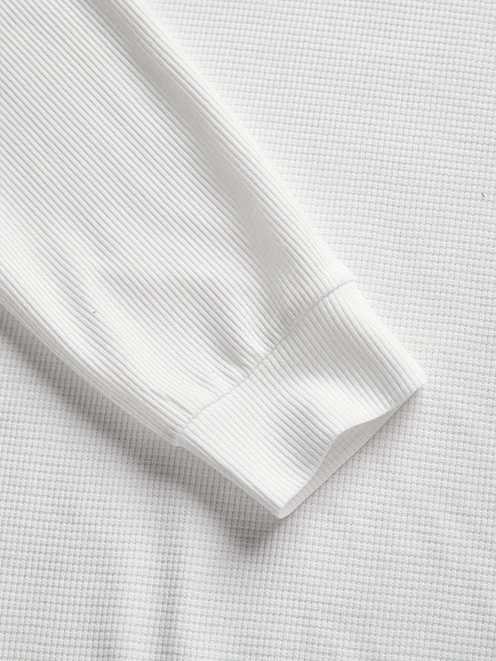 Aaron | Texturerad Elbow-Patch Pullover