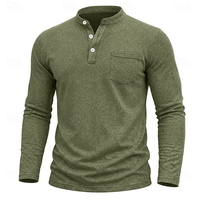 Weston | Klassisk Henley Långärmad Skjorta