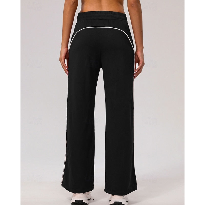 Maisie | Avslappnade Joggers med Sidostrand