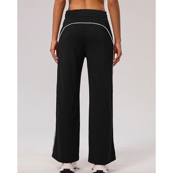 Maisie | Avslappnade Joggers med Sidostrand