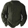 Ellis | Kabelstickad Crew Neck Tröja