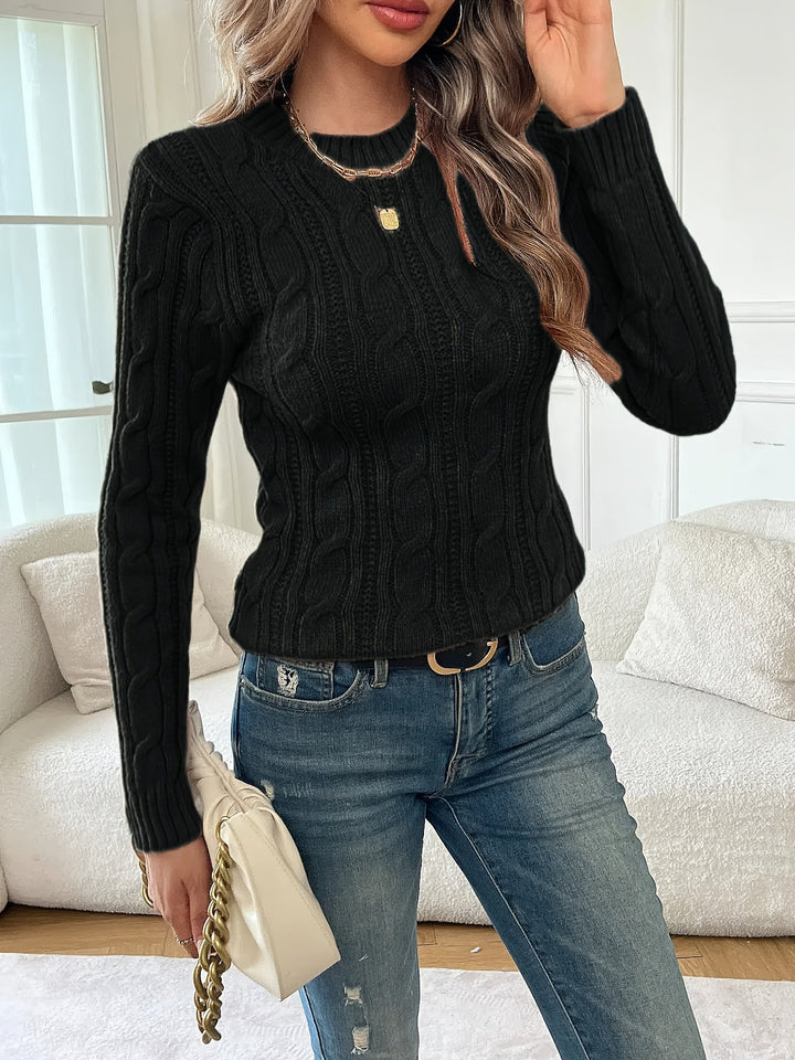 Juliana | Klassisk Twist-Knit Tröja