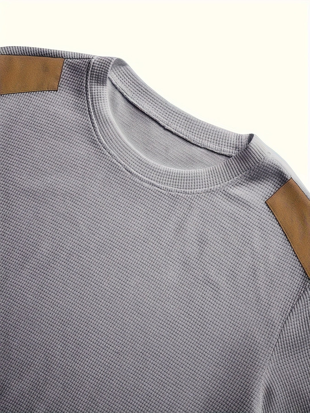 Aaron | Texturerad Elbow-Patch Pullover
