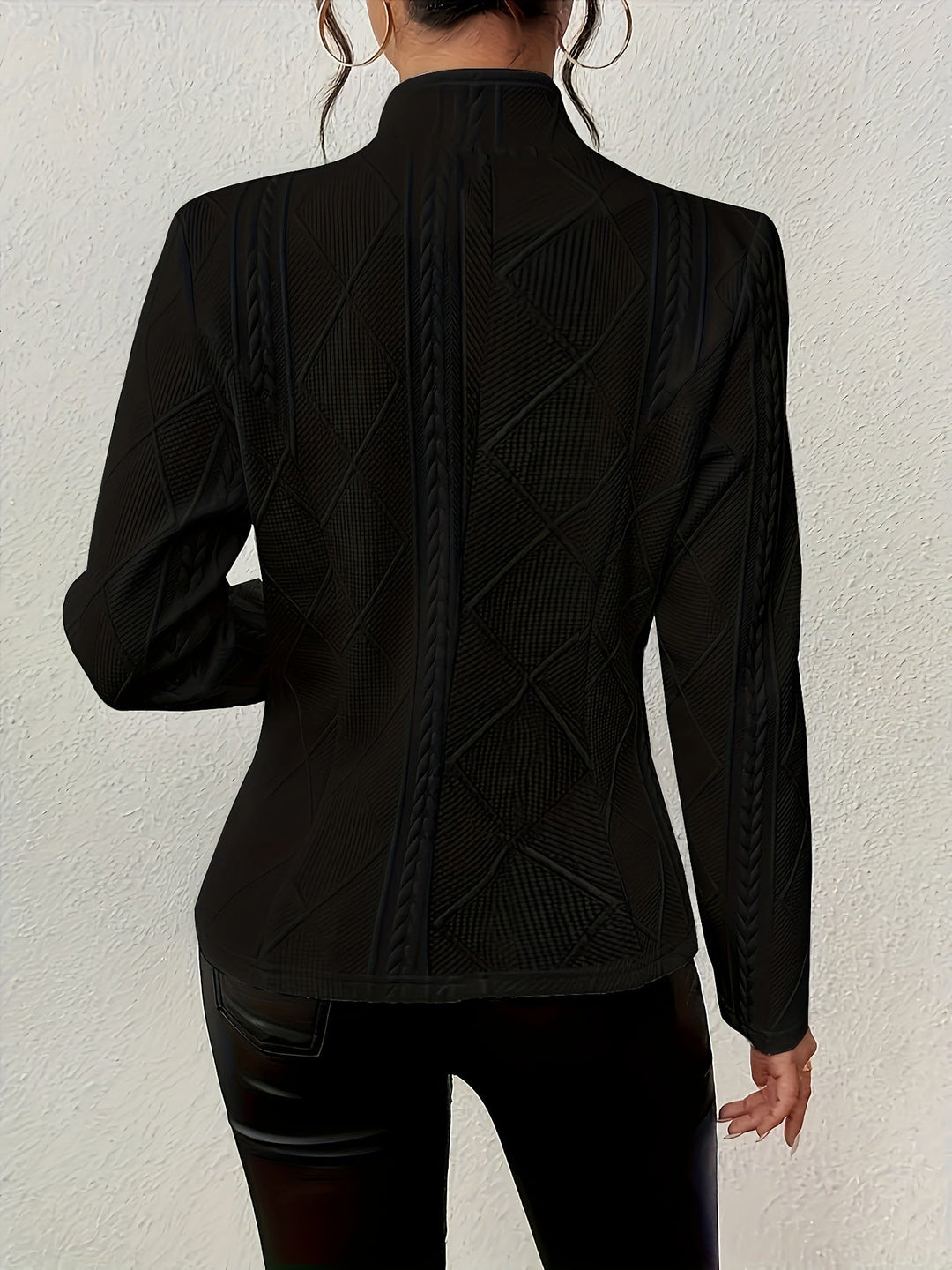 Whitney | Midjeformande Texturerad Blazer