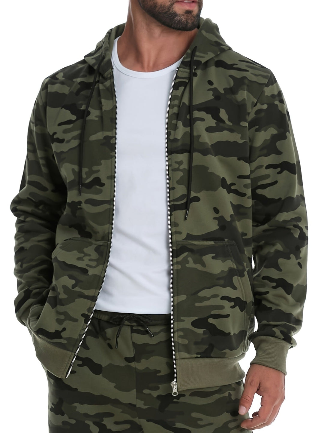 Gavin | Full-Zip Huva Sweatshirt