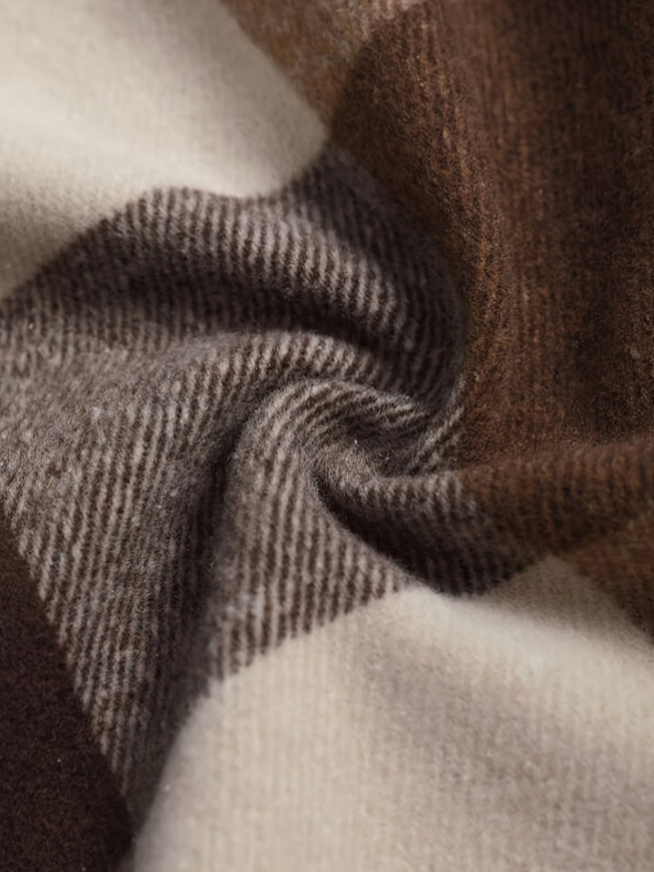 Barnaby | Rutig Huva Overshirt Jacka