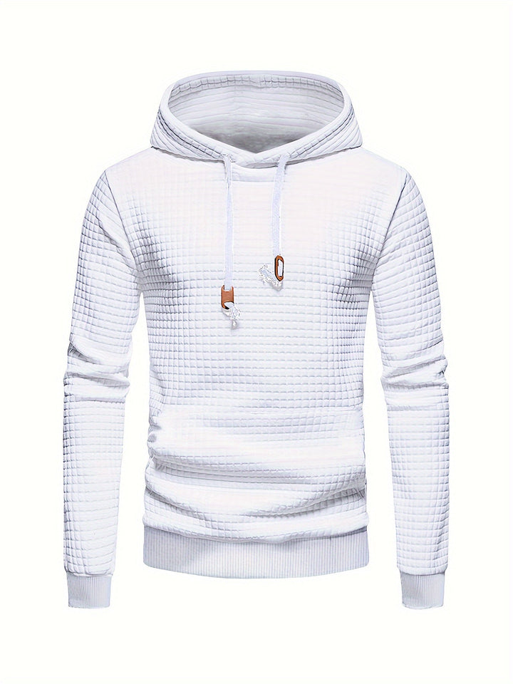 Garrison | Texturerad Huva Pullover Hoodie