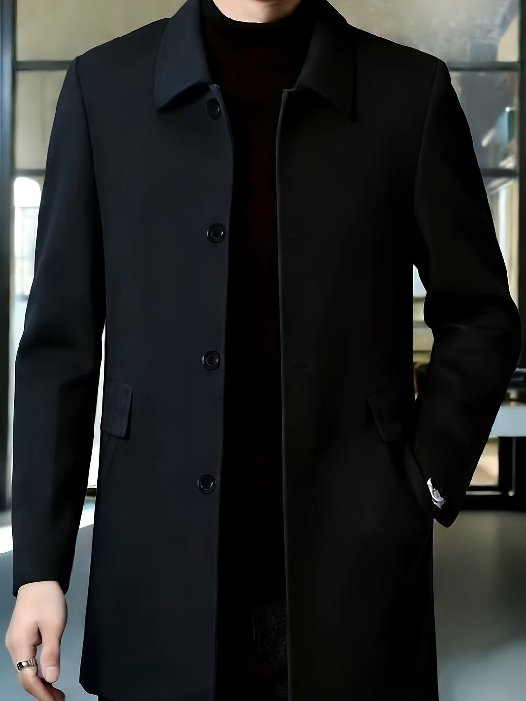 Gerard | Raffinerad Enknäppt Kappa