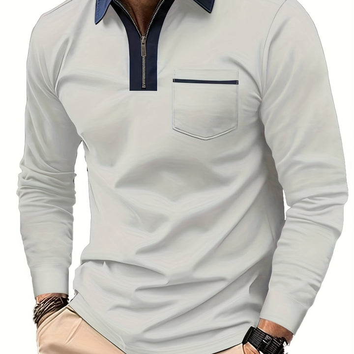 Curtis | Fins Zip-Krage Polo Skjorta