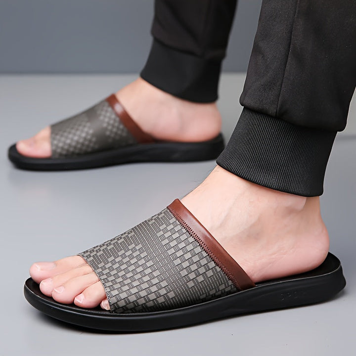 Elliot | Vävd Slide Sandaler