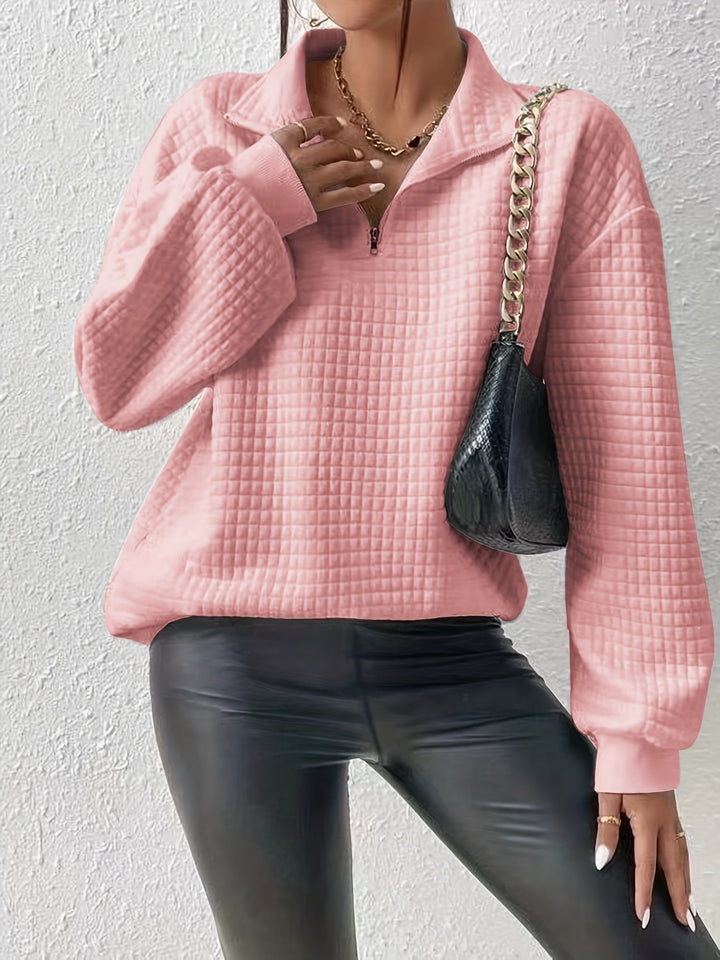 Susanna | Avslappnad Quarter-Zip Pullover