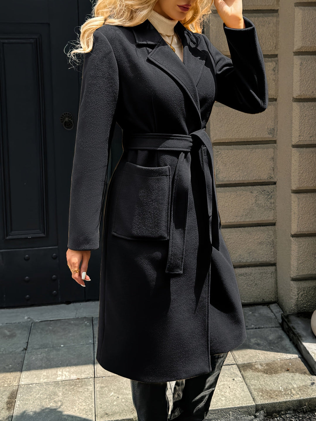 Evangeline | Skräddarsydd Bälte Lång Kappa