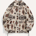 Carmen | Mönstrad Zip-Up Jacka
