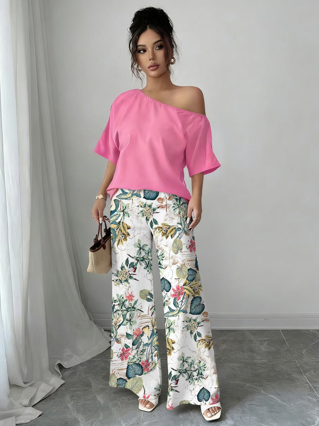 Estella | Off-Shoulder Tvådelat Set